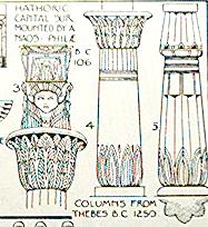 Columnas de Tebas a&ntilde;o 1250 a.c.